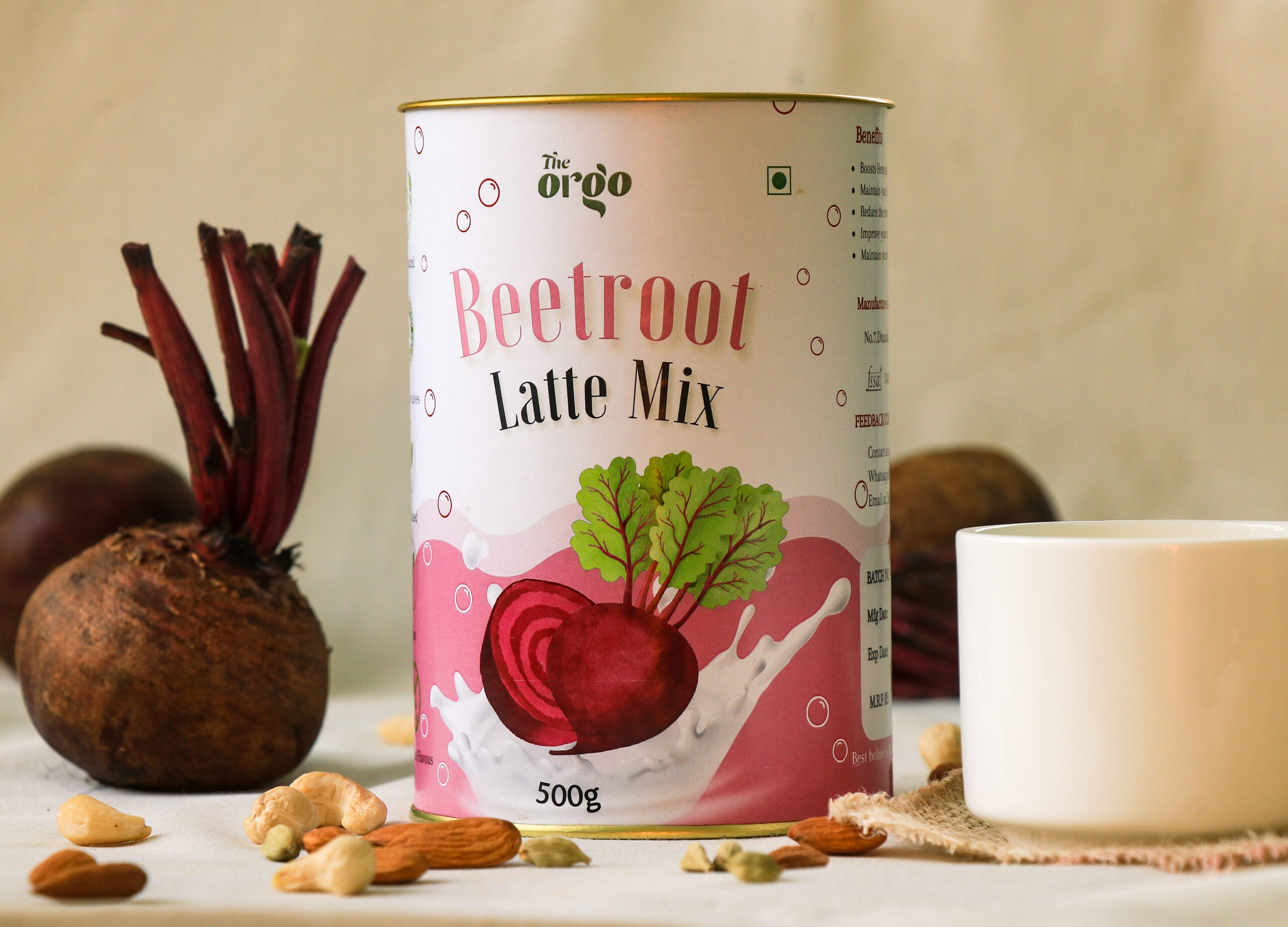 Beetroot malt for increase blood level