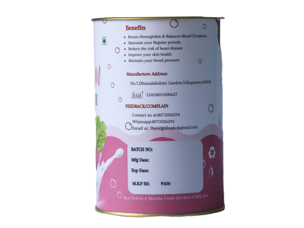 Beetroot malt for increase blood level