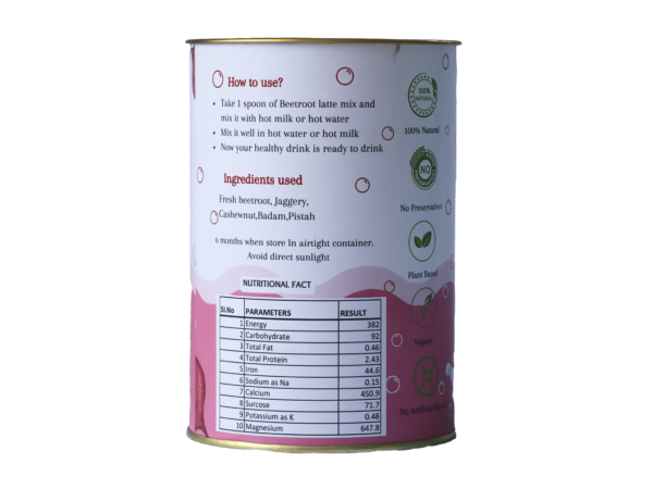 Beetroot malt for increase blood level